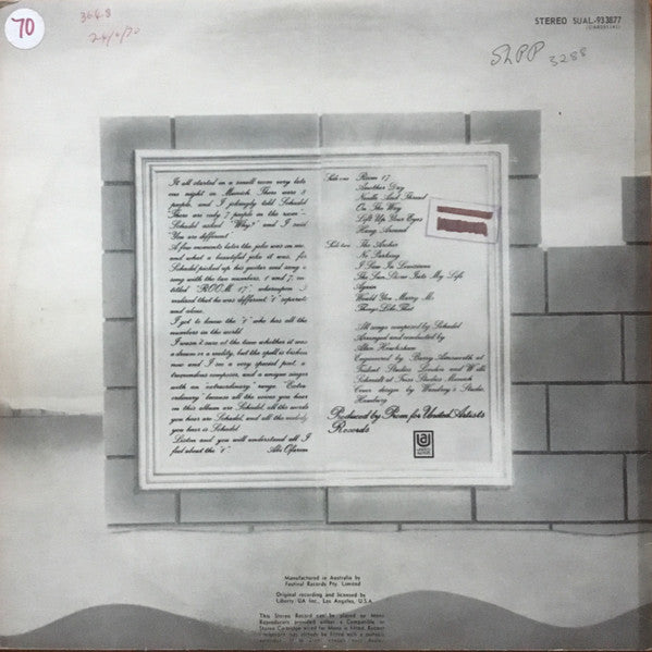 Schadel : Schadel No.1 (LP)