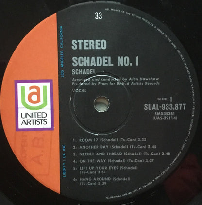 Schadel : Schadel No.1 (LP)