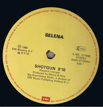 Selena (3) : Shotgun (12", Single)