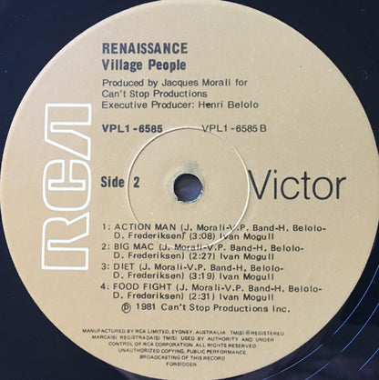 Village People : Renaissance (LP, Album)