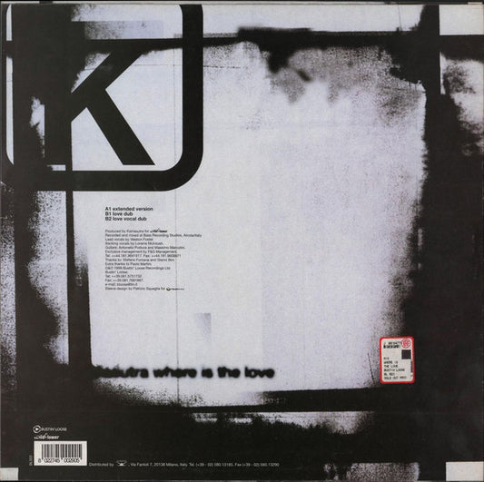Kamasutra : Where Is The Love (12")