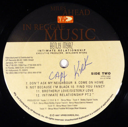 Benji Myaz : Intimate Relationship (LP, Album)