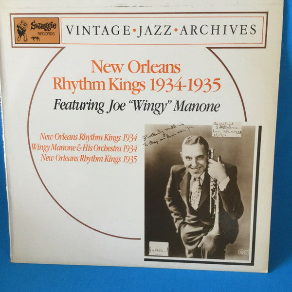 New Orleans Rhythm Kings Featuring Wingy Manone : New Orleans Rhythm Kings 1934-1935 (LP, Comp, Mono, RM)