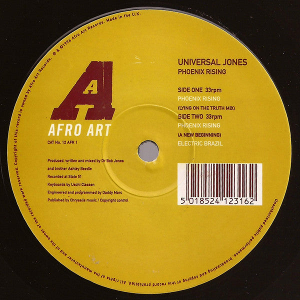Universal Jones : Phoenix Rising (12")