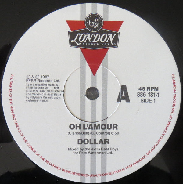 Dollar : O L'Amour (12", Single)