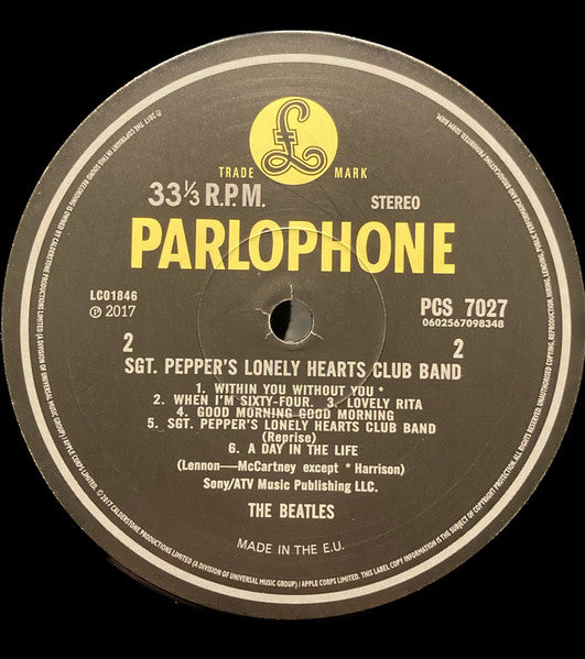 The Beatles : Sgt. Pepper's Lonely Hearts Club Band (LP, Album, RE, RP, New)