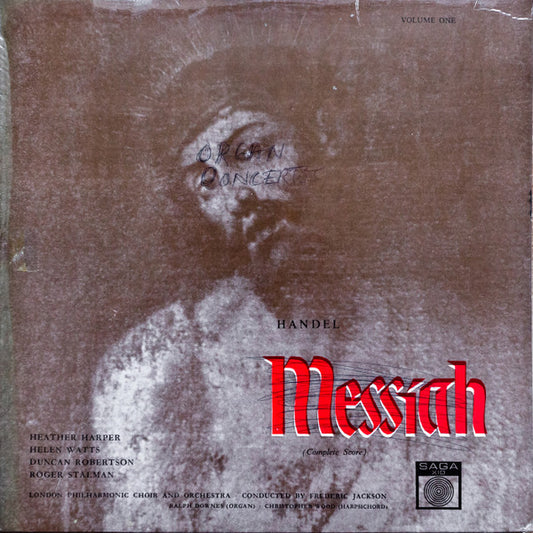 Georg Friedrich Händel - London Philharmonic Choir And London Philharmonic Orchestra Conducted By Frederick Jackson : Messiah (2xLP, Album)