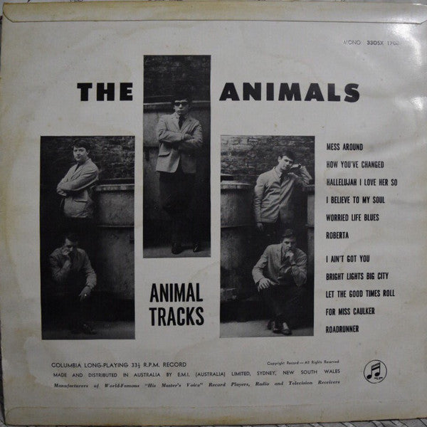 The Animals : Animal Tracks (LP, Album, Mono)