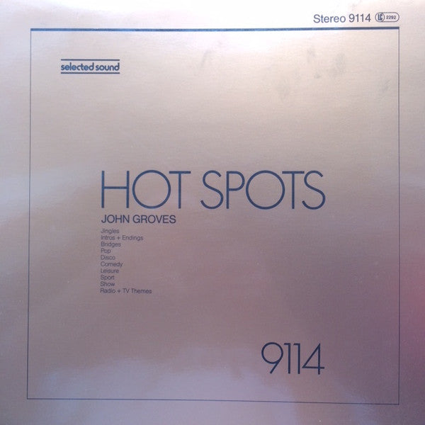 John Groves : Hot Spots (LP)