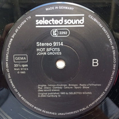 John Groves : Hot Spots (LP)