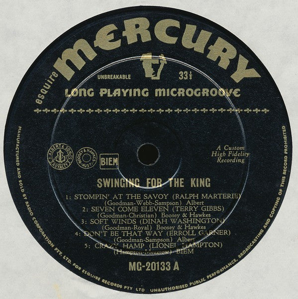 Various : Swinging For The King (LP, Album, Comp)