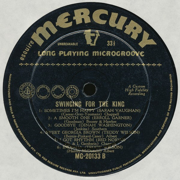 Various : Swinging For The King (LP, Album, Comp)