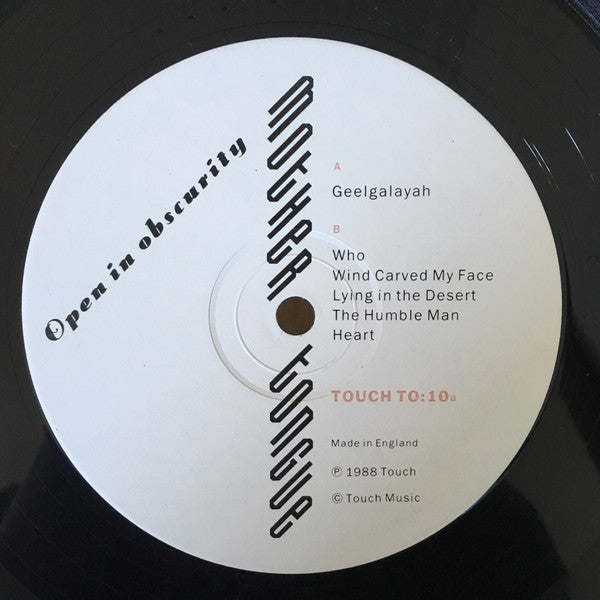 Mother Tongue : Open In Obscurity (LP, Album)
