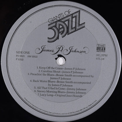 James Price Johnson : Giants Of Jazz: James P. Johnson (3xLP, Album, Comp + Box)