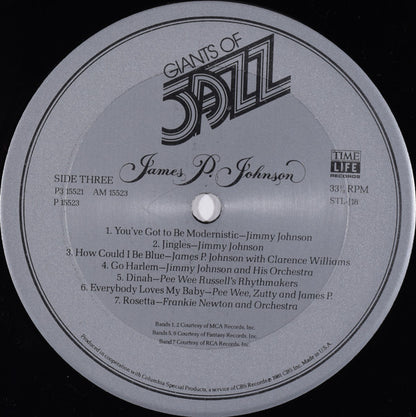 James Price Johnson : Giants Of Jazz: James P. Johnson (3xLP, Album, Comp + Box)