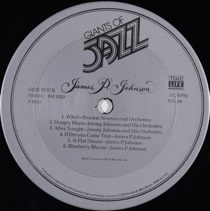 James Price Johnson : Giants Of Jazz: James P. Johnson (3xLP, Album, Comp + Box)