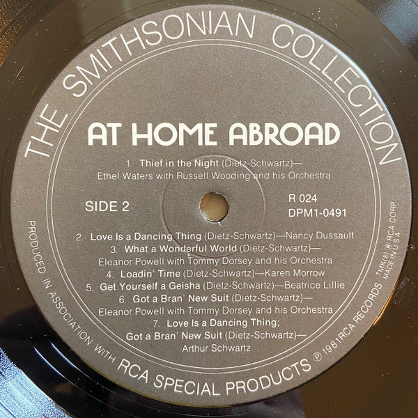 Schwartz & Dietz : At Home Abroad  (LP)