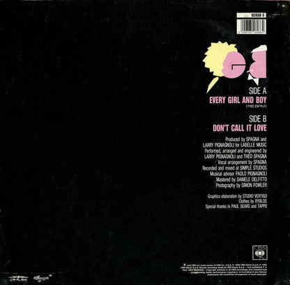 Spagna* : Every Girl And Boy (12")