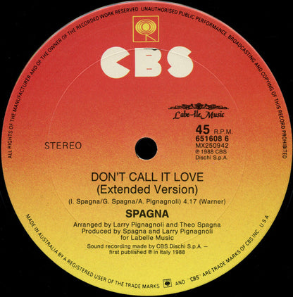 Spagna* : Every Girl And Boy (12")