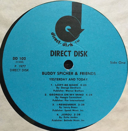 Buddy Spicher : Yesterday And Today (LP, Ltd, Num, S/Edition, Blu)