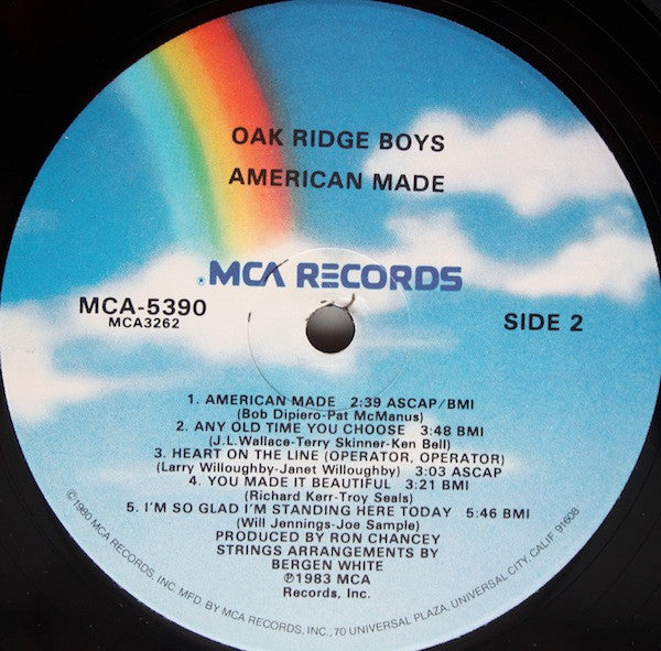 The Oak Ridge Boys : American Made (LP, Album)