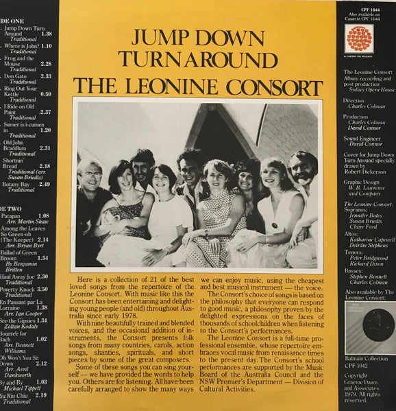 The Leonine Consort : Jump Down Turnaround (LP)