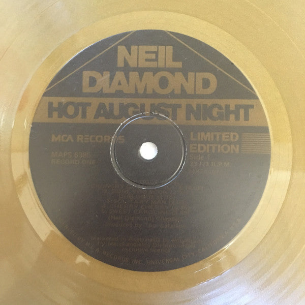 Neil Diamond : Hot August Night (2xLP, Ltd, RE, S/Edition, Gol)