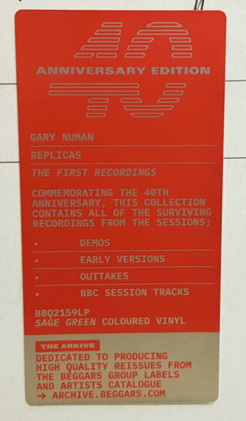 Gary Numan // Tubeway Army : Replicas (The First Recordings) (2xLP, Album, Comp, Sag)