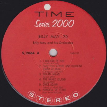 Billy May And His Orchestra : Billy May - 70 (LP, Album)