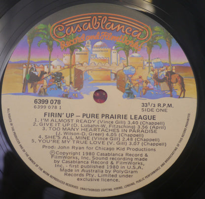 Pure Prairie League : Firin' Up (LP, Album)