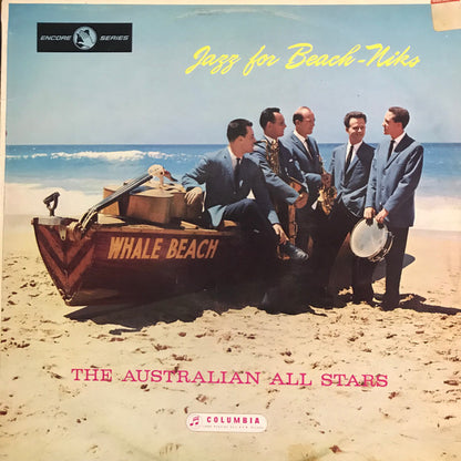 The Australian All-Stars : Jazz For Beach-Niks (LP, Album, Mono, RE)