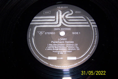 Lorry : Paperback Heroes (LP, Album)