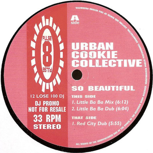 Urban Cookie Collective : So Beautiful (12", Promo)