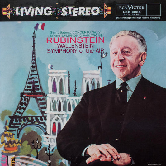 Arthur Rubinstein - Camille Saint-Saëns - César Franck : Saint-Saëns: Concerto No.2 - Franck: Symphonic Variations (LP, Ltd, Num, RE, TP, 180)