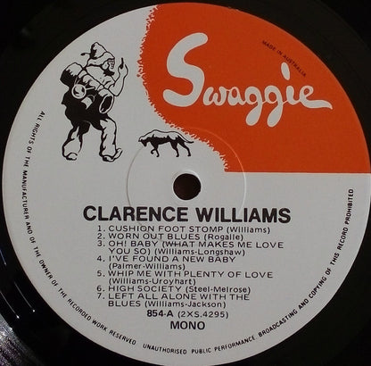 Clarence Williams : A Selection Of His Rare Recordings Volume Two 1924-1930 (LP, Comp, Mono)