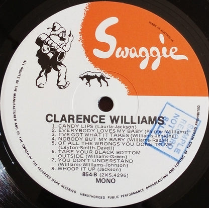Clarence Williams : A Selection Of His Rare Recordings Volume Two 1924-1930 (LP, Comp, Mono)