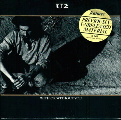U2 : With Or Without You (7", Single, Ltd)