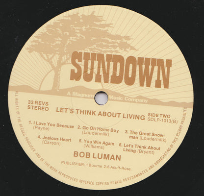 Bob Luman : Let's Think About Living (LP, Comp)