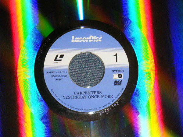 Carpenters : Yesterday Once More (Laserdisc, 12", S/Sided, Comp, RE, NTSC, CLV)