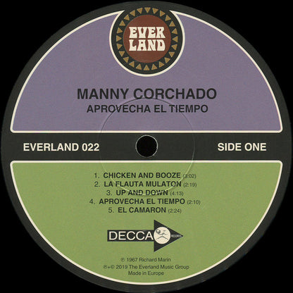 Manny Corchado And His Orchestra Featuring Tito Jimenez : Aprovecha El Tiempo (LP, Album, RE)