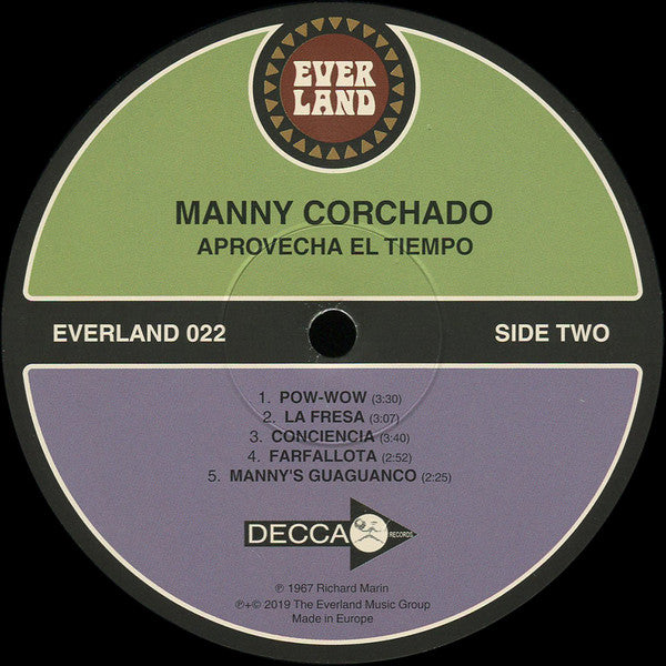 Manny Corchado And His Orchestra Featuring Tito Jimenez : Aprovecha El Tiempo (LP, Album, RE)