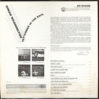 Dinah Washington : September In The Rain (LP)