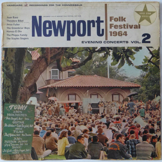 Various : Newport Folk Festival 1964 - Evening Concerts Vol. 2 (LP, Album, Mono)