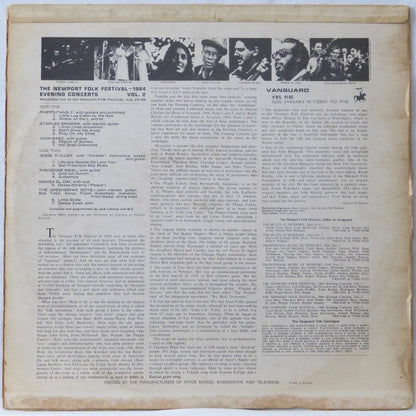 Various : Newport Folk Festival 1964 - Evening Concerts Vol. 2 (LP, Album, Mono)