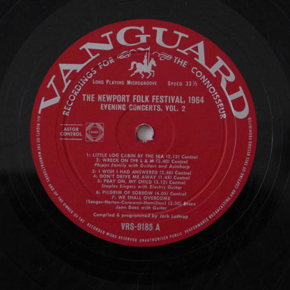 Various : Newport Folk Festival 1964 - Evening Concerts Vol. 2 (LP, Album, Mono)