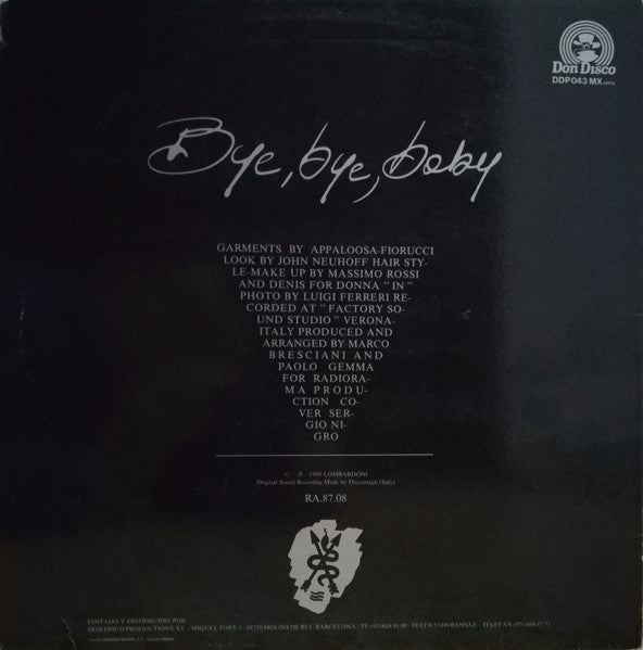 Max Coveri : Bye Bye Baby (12")