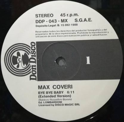 Max Coveri : Bye Bye Baby (12")
