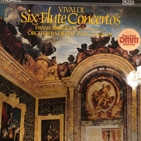 Vivaldi*, Frans Brüggen, Orchestra Of The 18th Century : Six Flute Concertos Op.10 (LP, RE, DMM)
