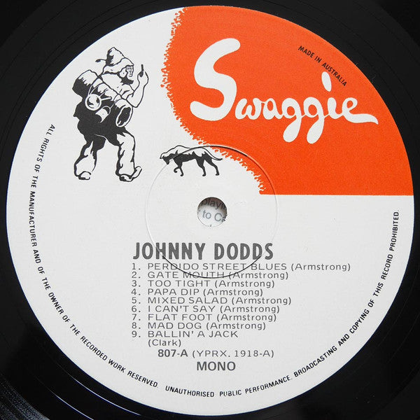 Johnny Dodds : 1926-1928 (LP, Comp)