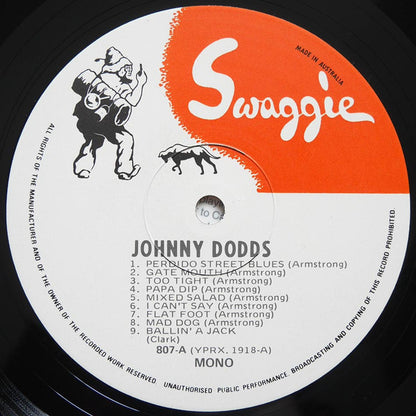 Johnny Dodds : 1926-1928 (LP, Comp)